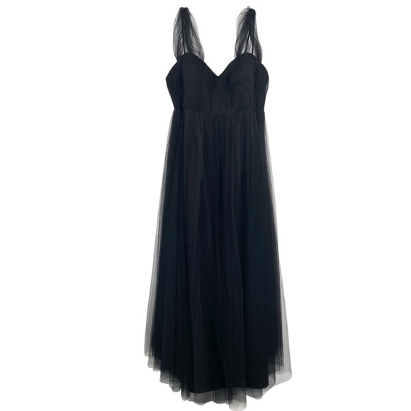 Revelry Rosalie Tulle Convertible Dress Black - Picture 1 of 9